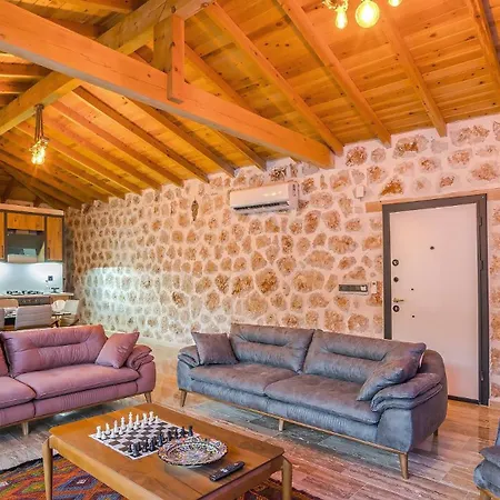 Villa Saribelen Village 2 Bedroom With Private Garden And Pool Kalkan