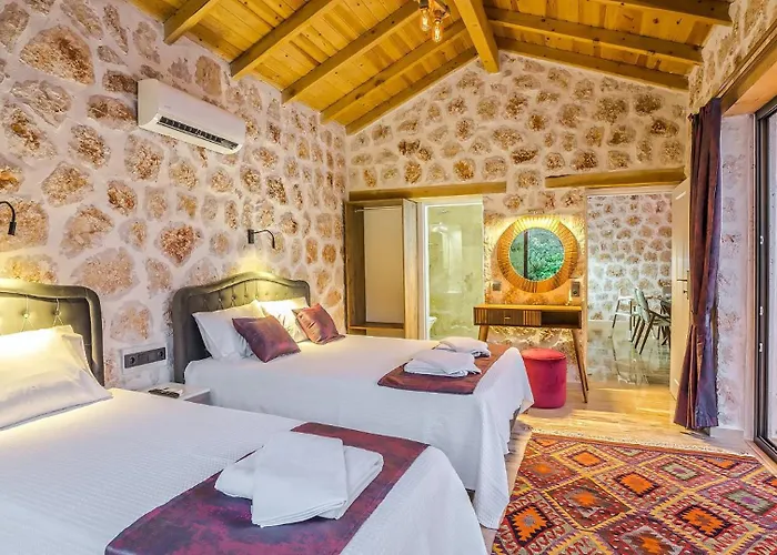 Saribelen Village 2 Bedroom With Private Garden And Pool * Kalkan