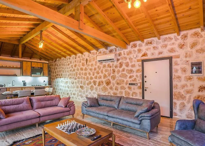 Villa Saribelen Village 2 Bedroom With Private Garden And Pool Kalkan